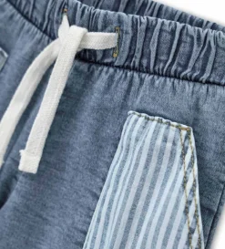 Bermuda in felpa denim