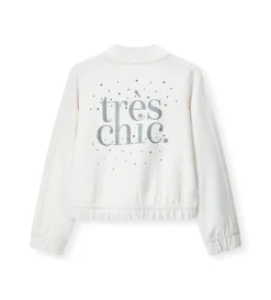 Bomber glitter&strass