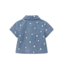 Camicia con margherite