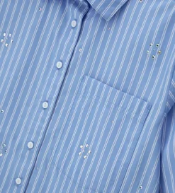 Camicia corta a righe