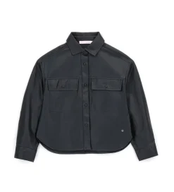 Camicia in ecopelle