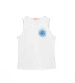 Canotta con tulle