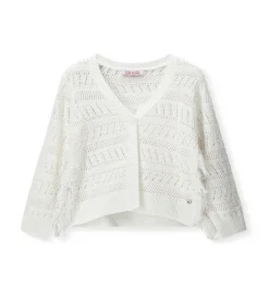 Cardigan con frange