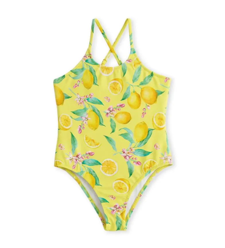 Costume intero con limoni