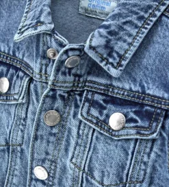 Giubbino in jeans biker