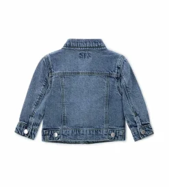 Giubbino in jeans biker