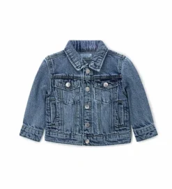 Giubbino in jeans biker