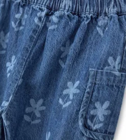 Jeans con fiori