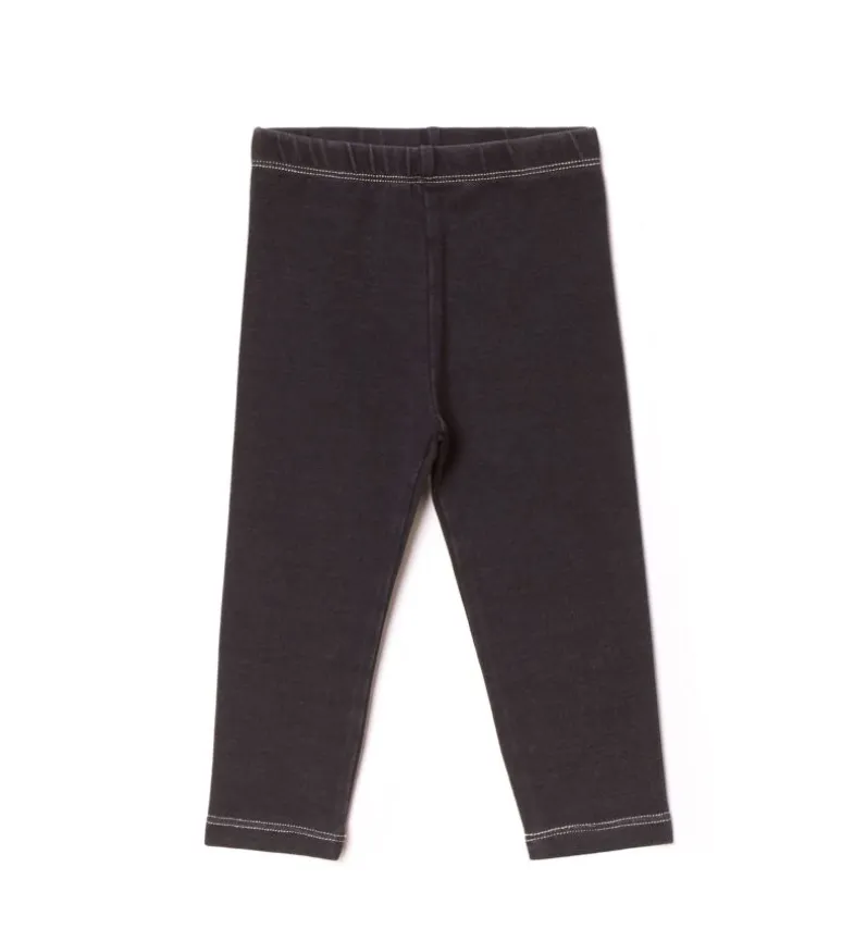Leggings felpa denim