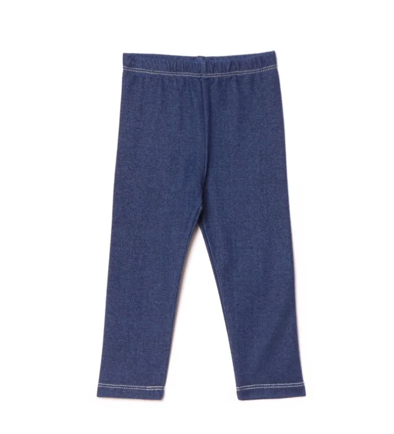 Leggings felpa denim
