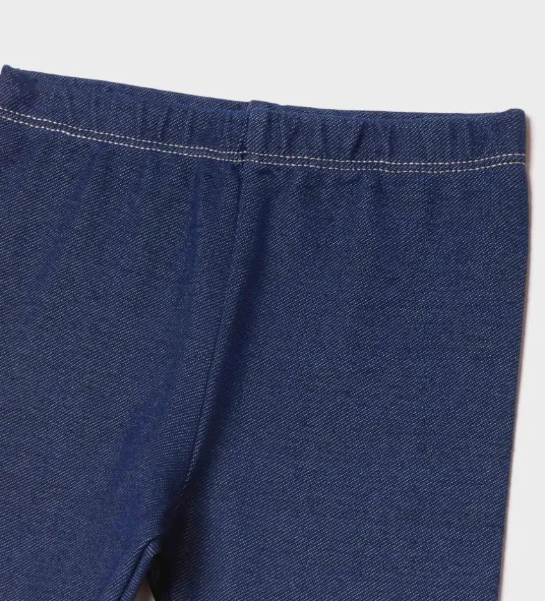 Leggings felpa denim