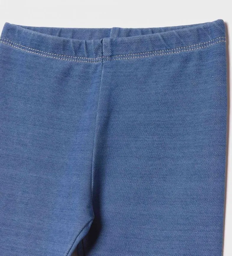 Leggings felpa denim