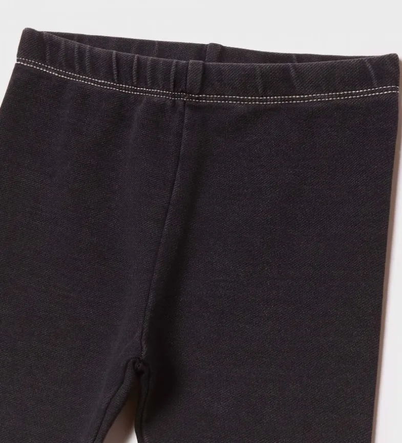 Leggings felpa denim