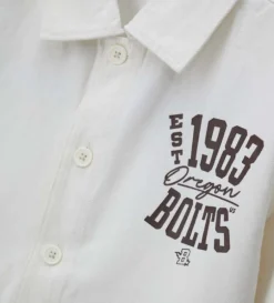 Overshirt con stampa