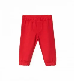 Pantalone con vita e fondi elastici