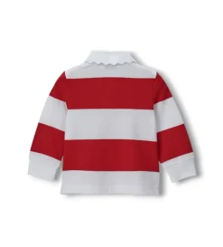 Polo in cotone ricamata