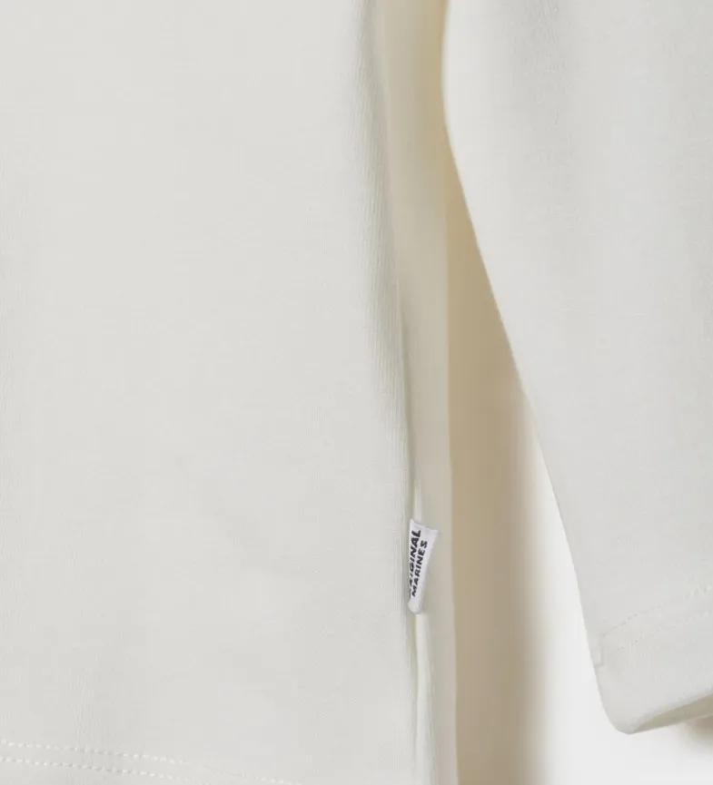 T-shirt a manica lunga con collo lupetto