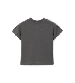 T-shirt con bottoni