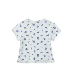 T-shirt con fiori