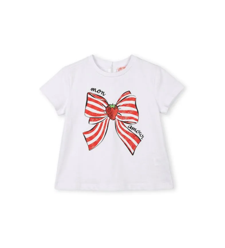 T-shirt con glitter