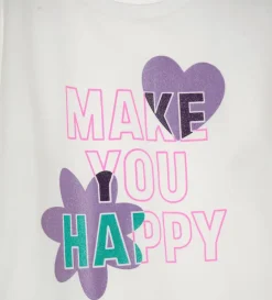 T-shirt con glitter