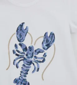 T-shirt con paillettes