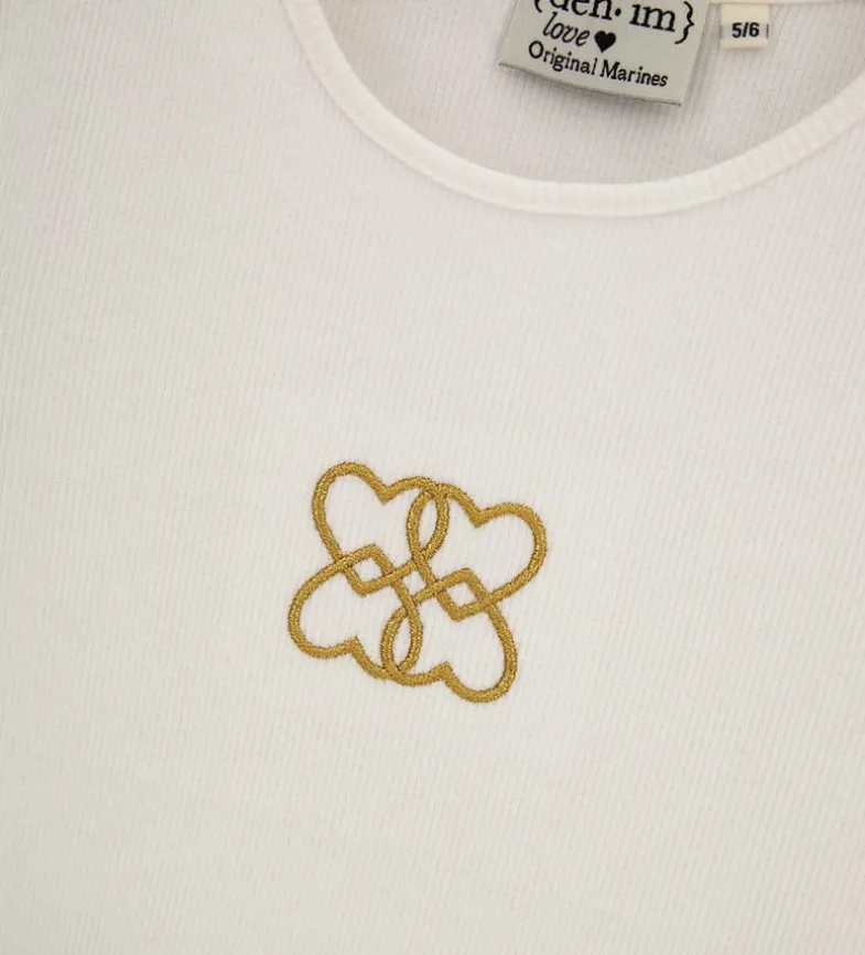T-shirt con ricamo