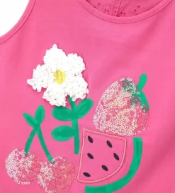 T-shirt con sangallo