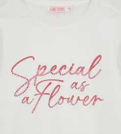 T-shirt con strass