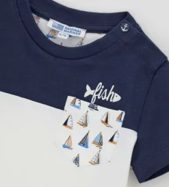 T-shirt con taschino