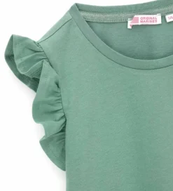 T-shirt con volant