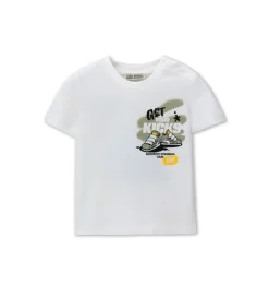 T-shirt panna in jersey