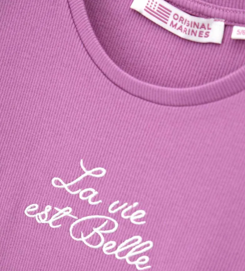 T-shirt ricamata