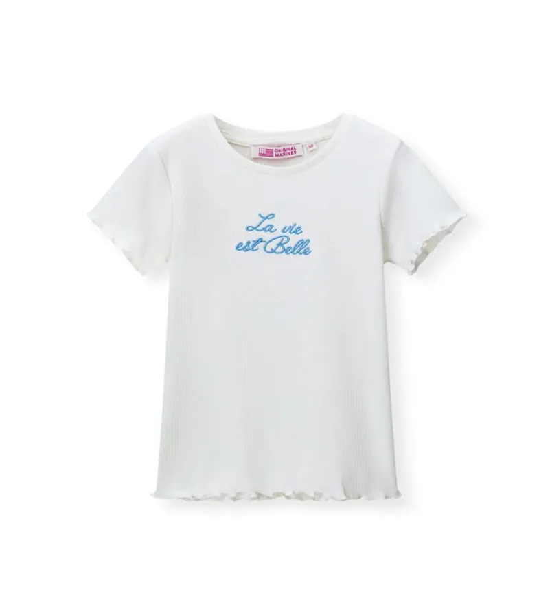T-shirt ricamata