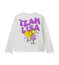 T-shirt Simpson bianca