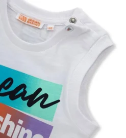 T-shirt smanicata