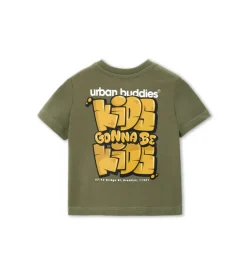T-shirt verde in jersey